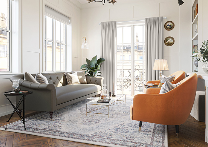 Oslo, Ivory - Made to Measure Curtains - Image 8